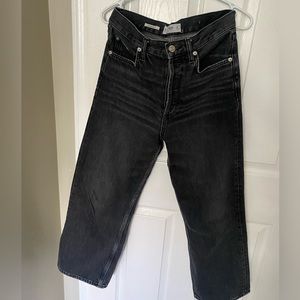 Mango black jeans 7/8 size 6
